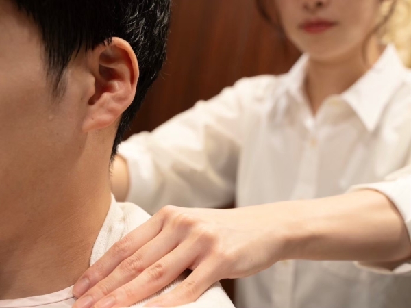 肩首の疲れに''オリジナルマッサージ''