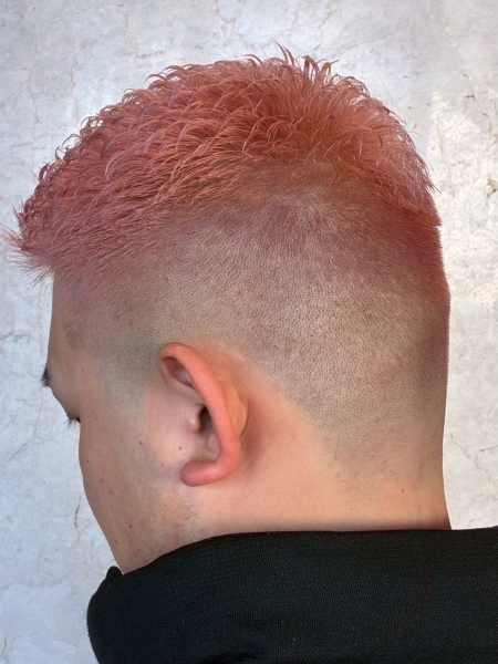 春映えピンク×フェザーアップ