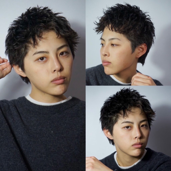 無造作×束感ショートで秋を制す！