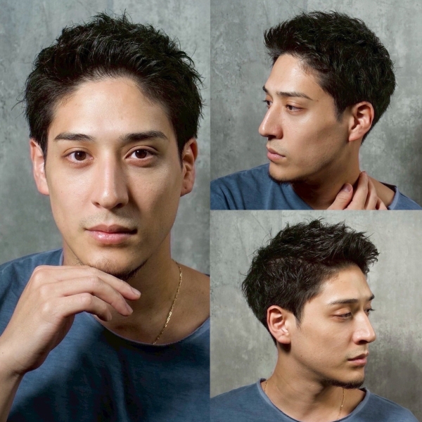 清潔感と男らしさが両立する短髪