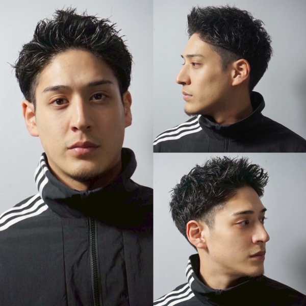 ツーブロスパイキーで男をきわだてる方法**