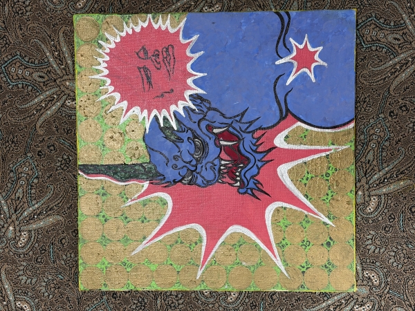 描いていた絵が完成しました