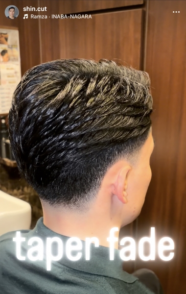 自然に整うナチュラルテーパースタイル