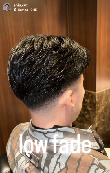 落ち着きと清潔感を両立するローフェード