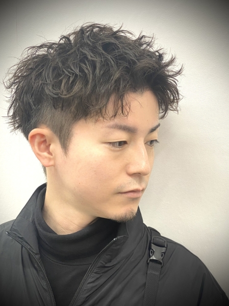 【HIRO GINZA仙台本店-/小野友誠】ピンパーマショート