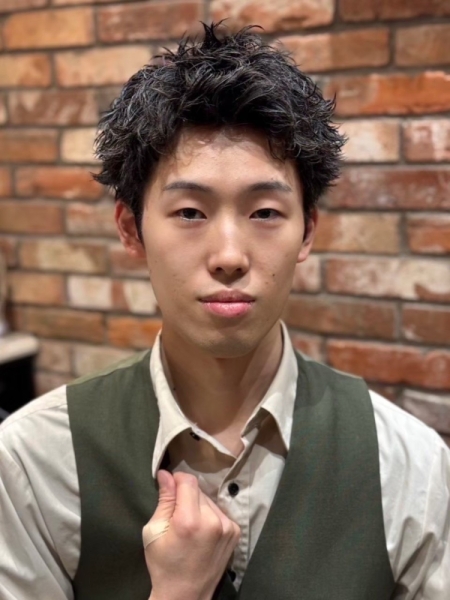 【HIRO GINZA仙台西口店-/ピンパーマスパイキー】