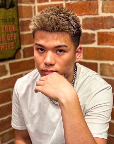 【HIRO GINZA仙台本店-/刈り上げスパイキー】