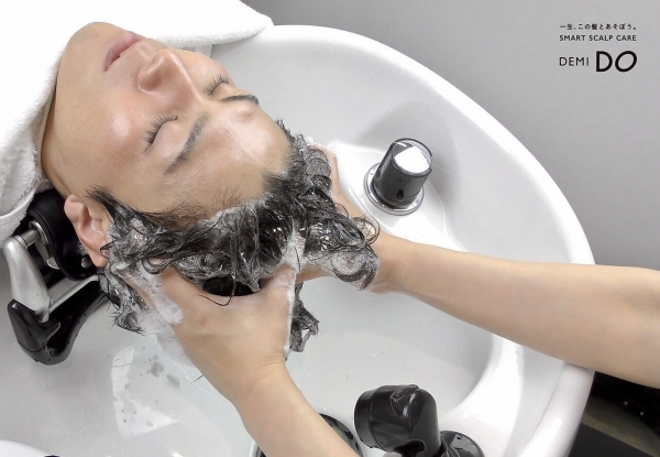 ホットクレンジングスパで頭皮も髪もリフレッシュ