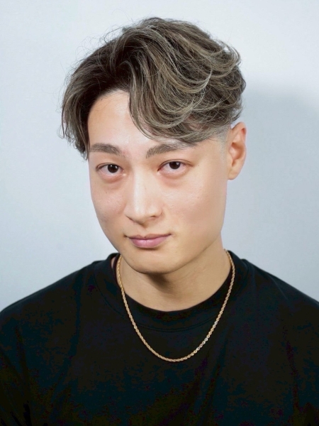 バレイヤージュセンターパート