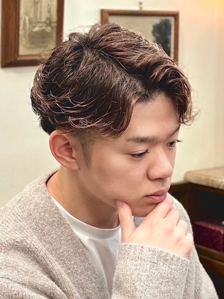 自然体でキマる柔らか73パーマ