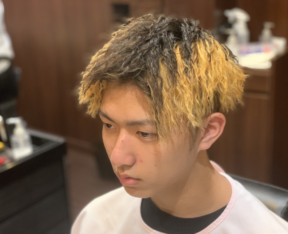 池袋hiphopハードツイストツートン ヘアカタログ 高級理容室 床屋 ヒロ銀座ヘアーサロン