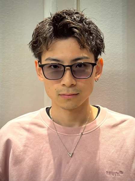 仙台バーバー アップバングショート