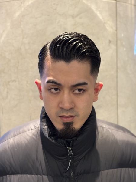 王道バーバースタイルサイドパート/南海難波/理容室