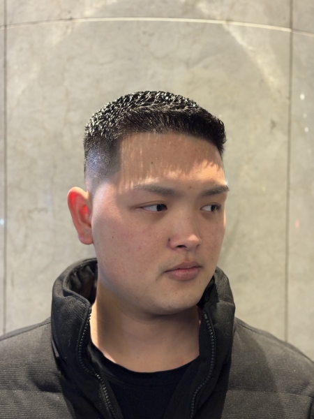 アイロンパーマするならヒロ銀座難波店へ/なんば/理容