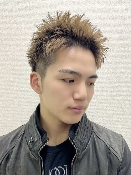スパイキーショート　難波/メンズカット