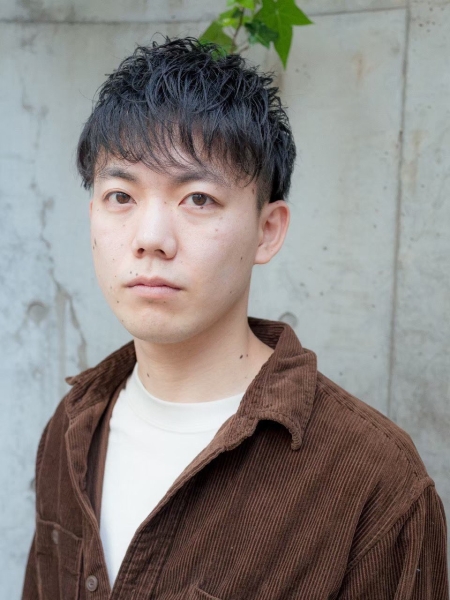 前髪流し　おろしスタイル