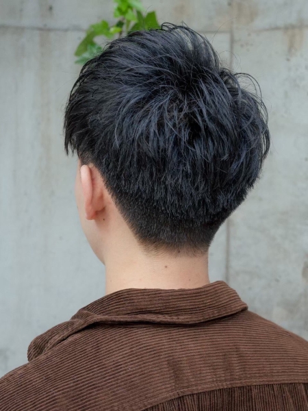 前髪流し　おろしスタイル