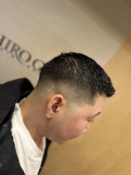 【大人フェード】冬服に映える短髪スタイル