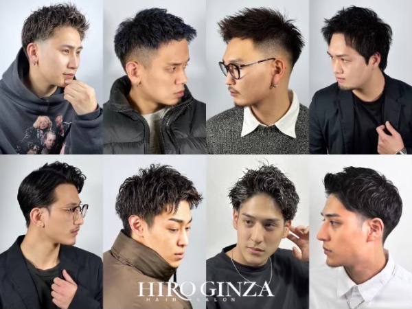 スーツに合う新年ヘアー