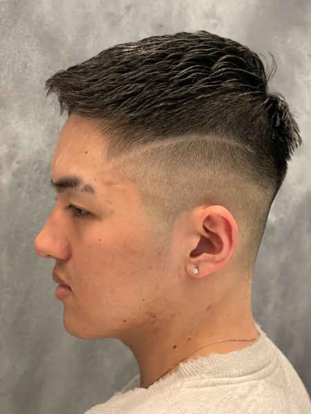夏の男前ヘアー