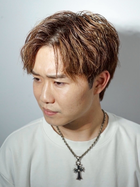 流行に敏感な男の夏ヘア