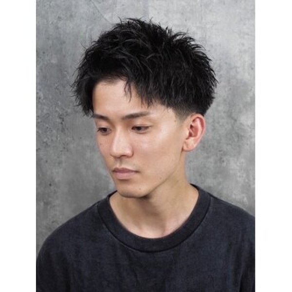 ツーブロアップバング