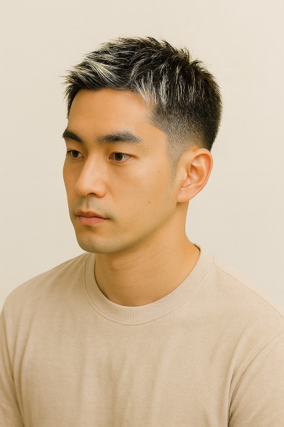 秋の始まりに似合う爽やかフェードスタイル