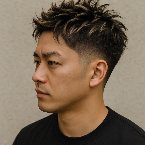 清潔感と遊び心を両立する大人メッシュ✨