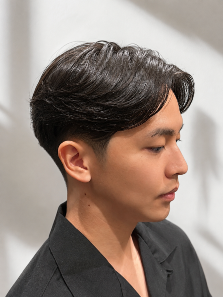 大人メンズに似合う曲がる縮毛矯正