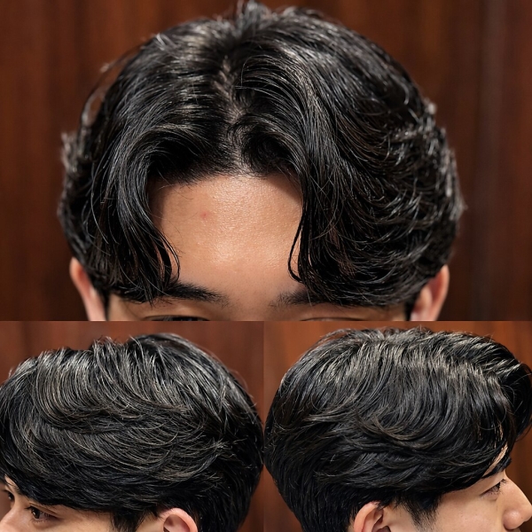 セットが苦手でも決まる髪型