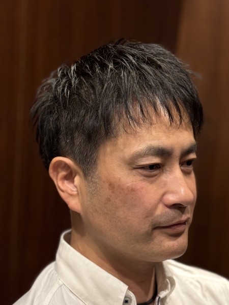 50代　メンズ　髪型　田町　三田　芝　浜松町