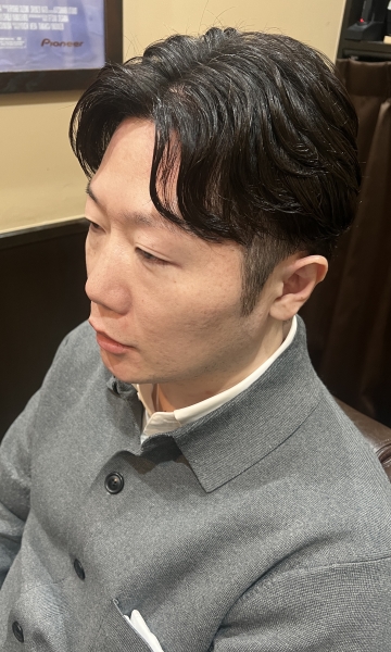 自然にキマるニュアンスセンターパート