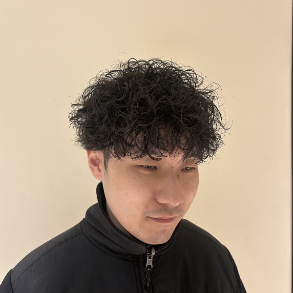 シャドーパーマ強め