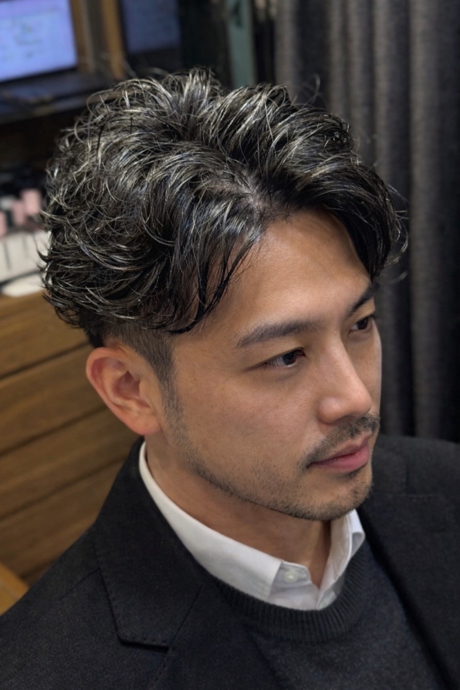 大人パーマ