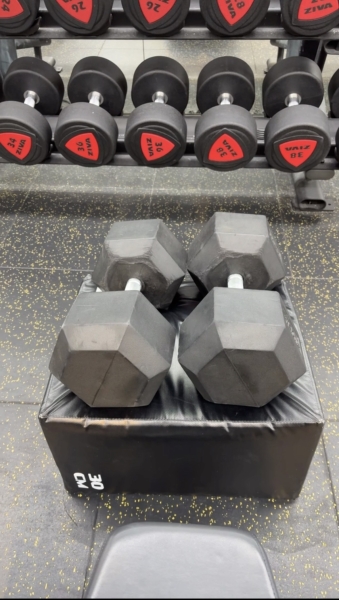 営業終わりのトレーニング