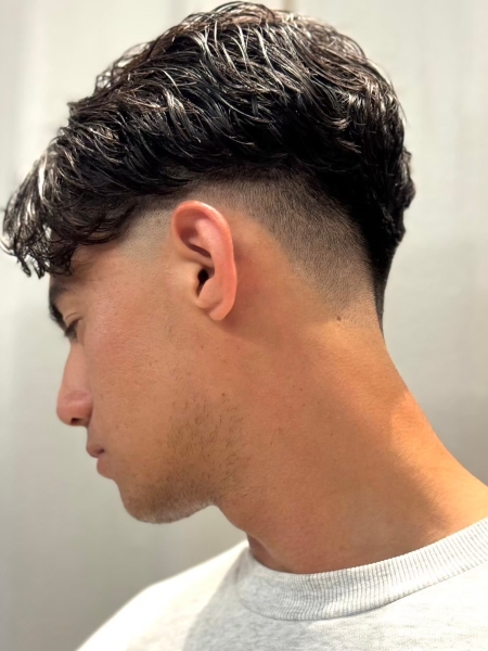 フェード×ナチュラルパーマ