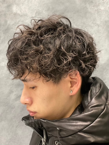 スパイラルパーマ