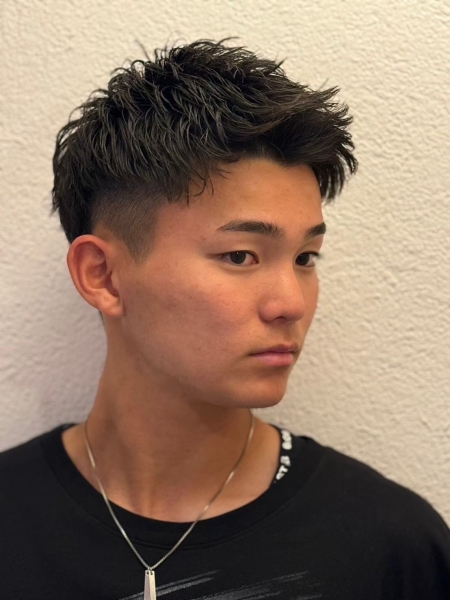 【HIRO GINZA仙台本店-/ツーブロアップバング】