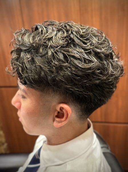 パーマ×フェードの新定番