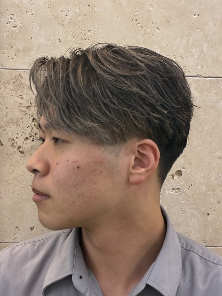 白髪ぼかしメッシュ