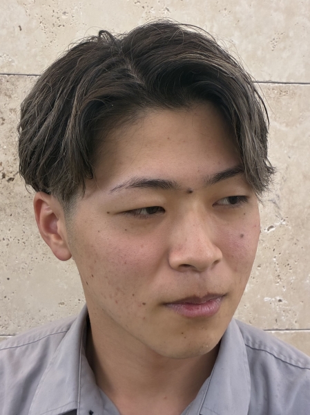 白髪ぼかしメッシュ