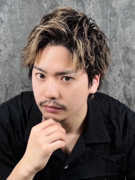 アップバングメッシュ