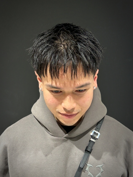 ザクザクショート×テーパーフェード