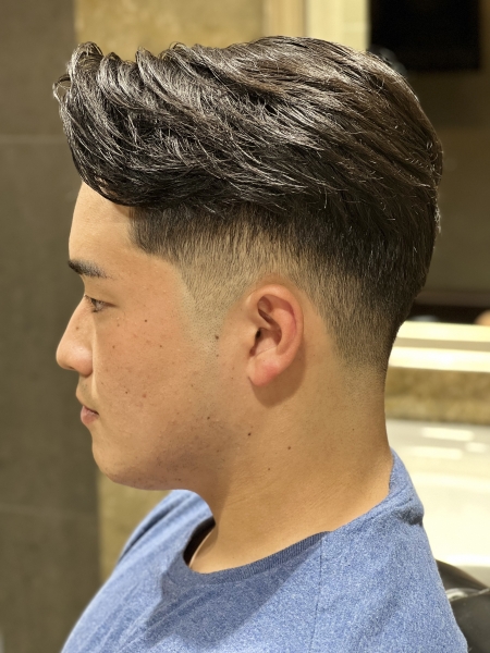 Textured Quiff Fade