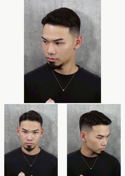 Sharp Fade with Goatee