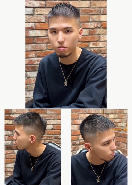 Silver Buzz Fade