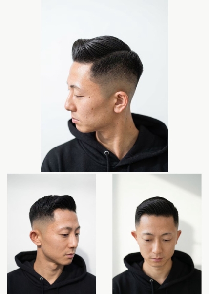 Clean Side Part Fade