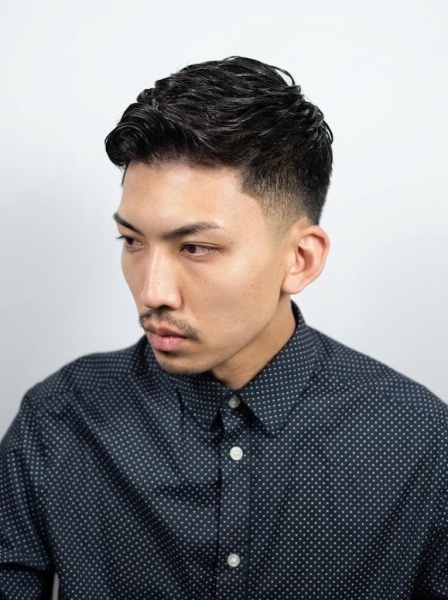 Clean Side Part Fade