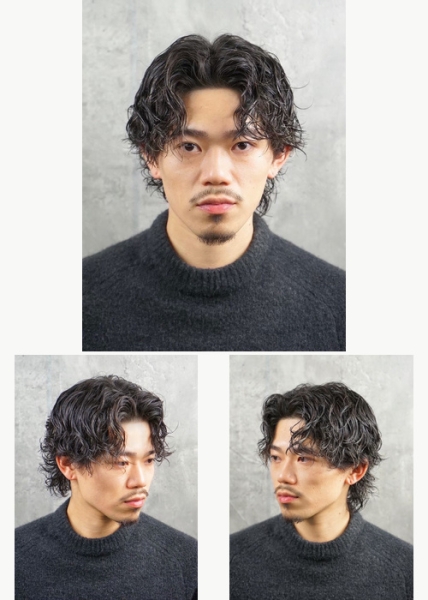 Medium Wavy Perm