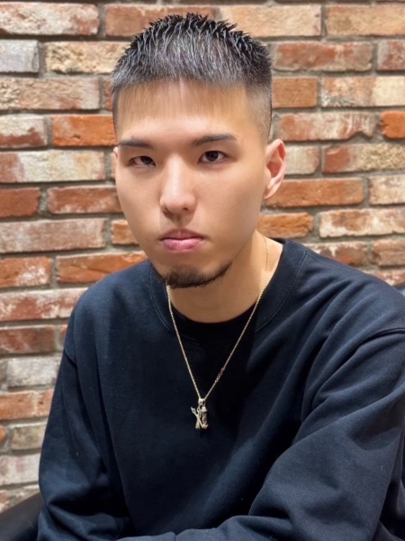Highlighted Spiky Fade